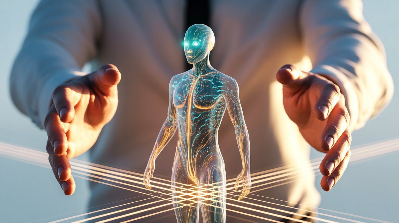 Rappresentazione visiva intelligenza artificiale come adolescente secondo visione Dario Amodei CEO Anthropic